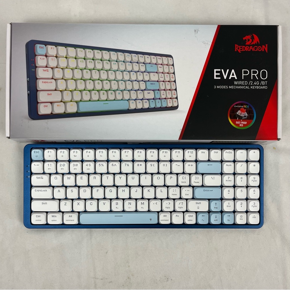 Redragon K684 Tri-Mode RGB Backlit Wired Mechanical Gaming Keyboard NEW OPEN BOX